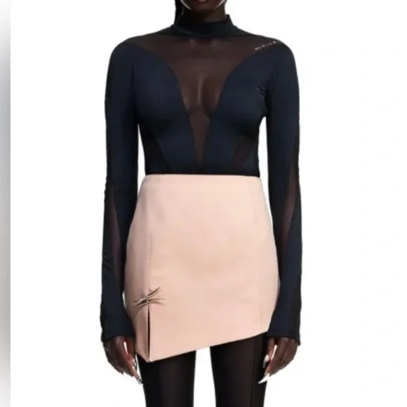 NWT H&M x Thierry Mugler Mini Skirt - Picture 2 of 5
